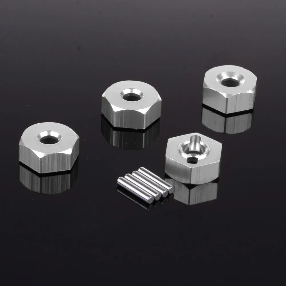 HSP 1/10 RC 12-миллиметровый шестигранный адаптер ступицы колеса с винтами для 102042 122042 02134, обновленные детали, подходят для багги, гусеничного автомобиля