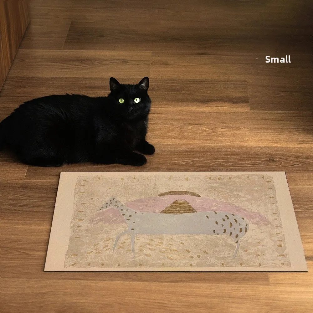 

Противоскользящий коврик для ванной и спальни в художественном стиле, для домашнего использования, ковер для балкона, прямоугольный коврик с силиконовым рисунком динозавра