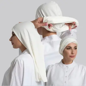 Stretch Jersey Instant Hijab Cap 1
