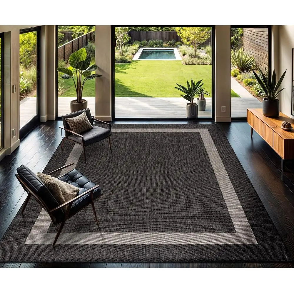 

Outdoor Rug 9x12, Large ern Outside Rugs or Patios Porches Waterproo Durable Washable Non-Shedding, Easy-to-Clean Indoor Outdoor