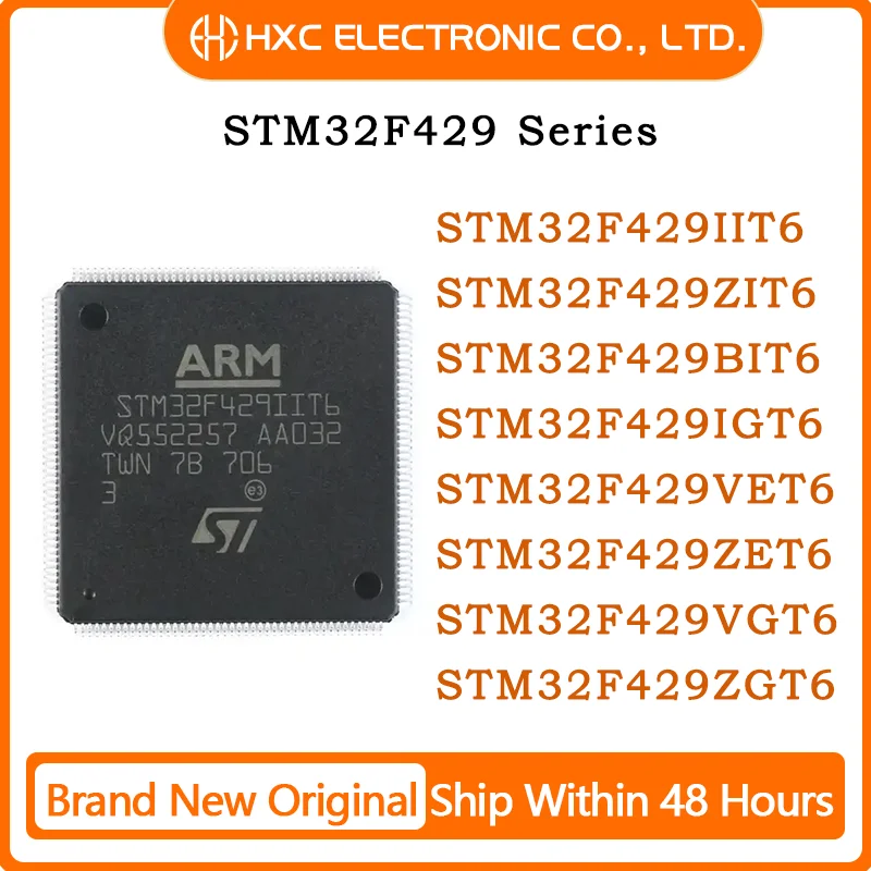 STM32F429IIT6 STM32F429ZIT6 STM32F429BIT6 STM32F429IGT6 STM32F429VET6 STM32F429ZET6 STM32F429VGT6 STM32F429ZGT6