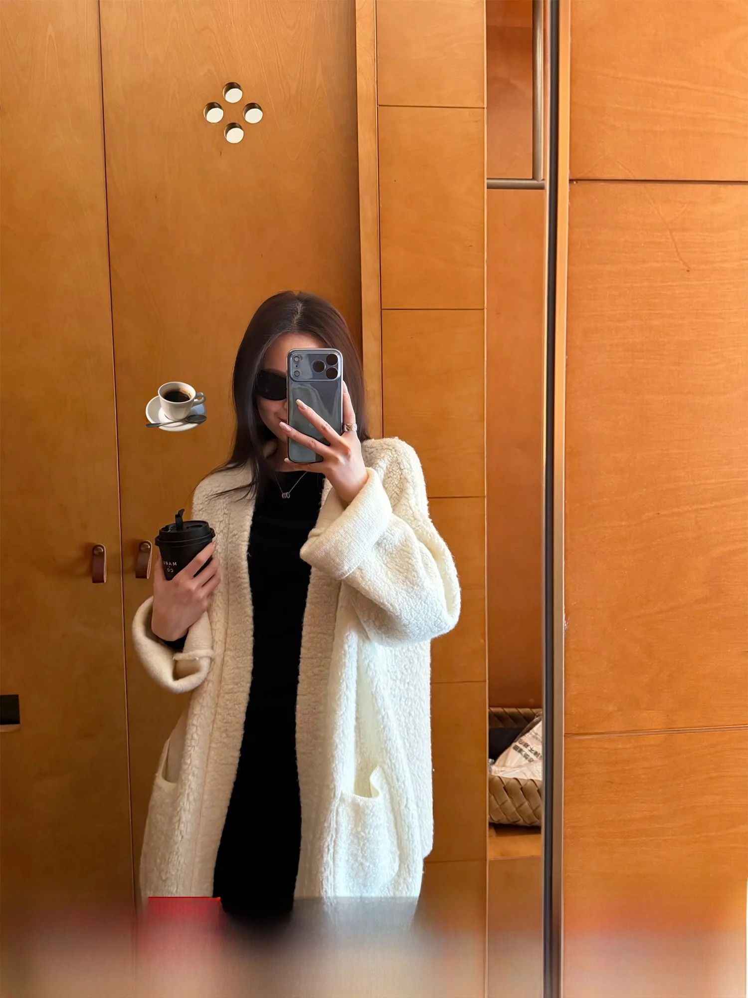 

Superniniyy Lazy Casual Long Sve Woolen Sweater Cardigan Outerwear 00% Pure Wool Comfortable Loose Fit Spring Women's Jaet