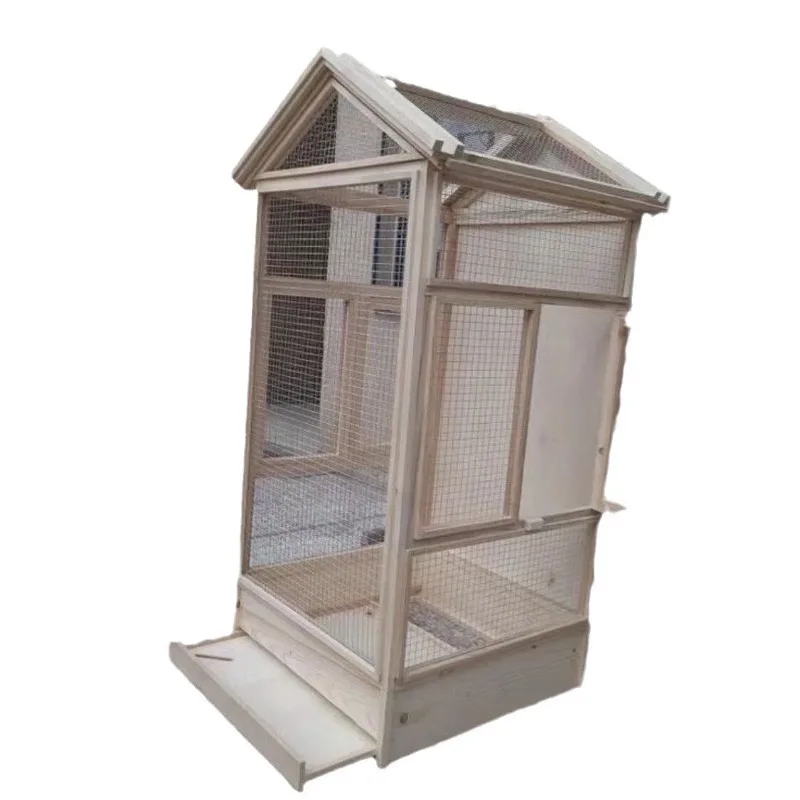 Outdoor  Nest Cage Indoor House Bird House Feeding Platform Parrot Breeding Box