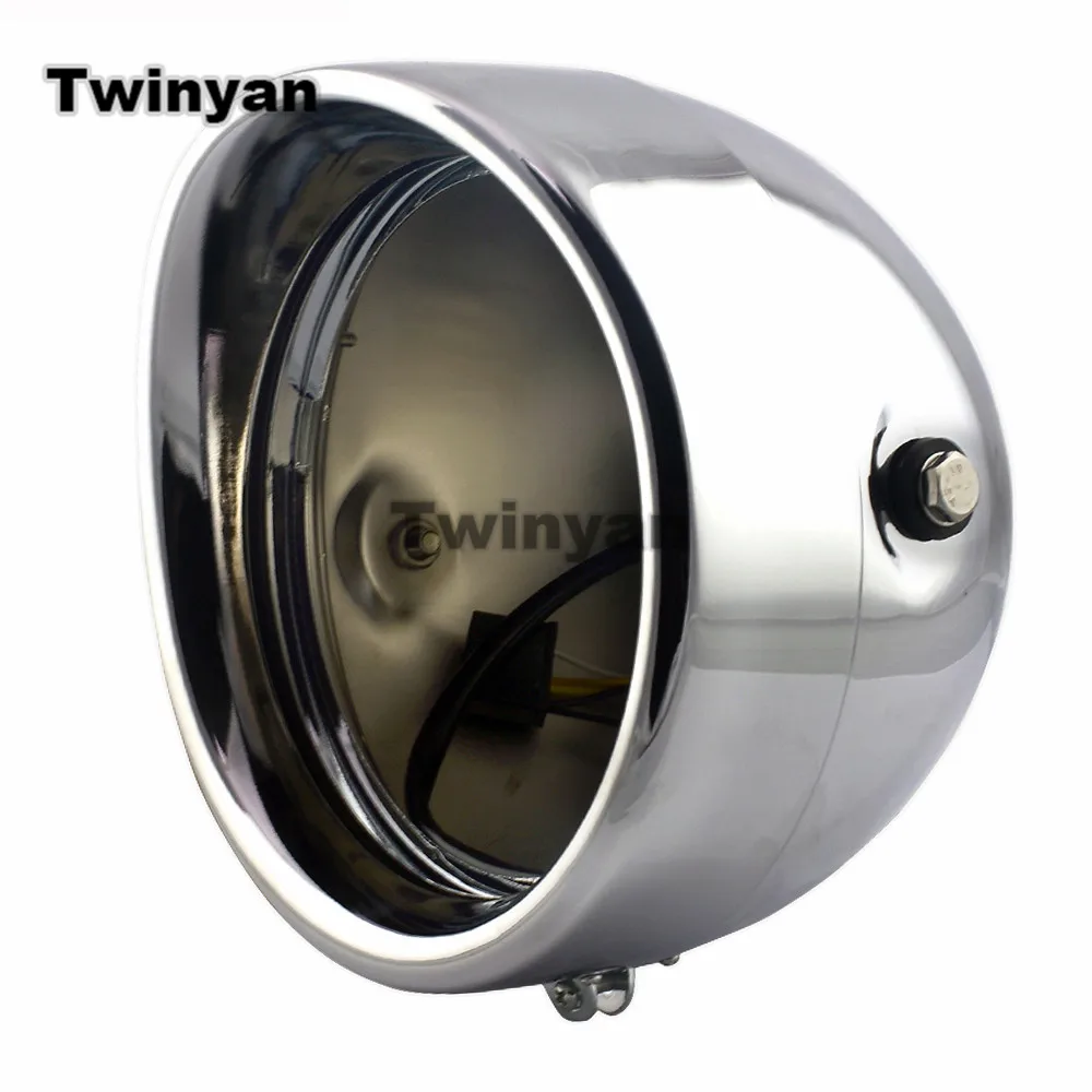 

Motorcycle Headlight 7-Inch Retro Deep Bucket Shell Modified Headlight Base LED Headlight Shell For Harley For Honda For Custom