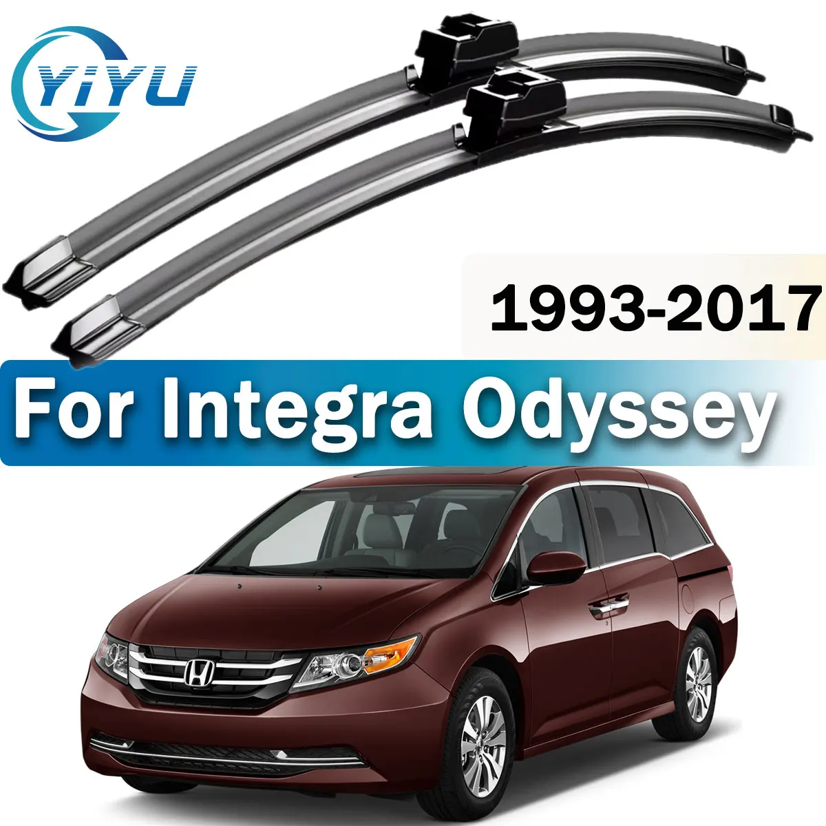 

2PCS Car Front Wiper Blades For Honda Integra Odyssey 1993-2017 Windscreen Windshield Window Accessories