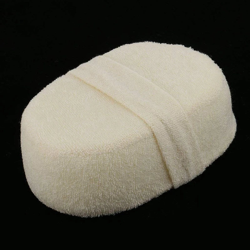 Esponja de Luffa Natural para baño, exfoliante de ducha para todo el cuerpo, cepillo de masaje saludable, 6 uds.