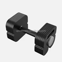 Uport 20kg & 32kg Adjustable Square Dumbbells Sets Metal Barbell Training Equipment for Home Gym Fitness 28mm Diameter