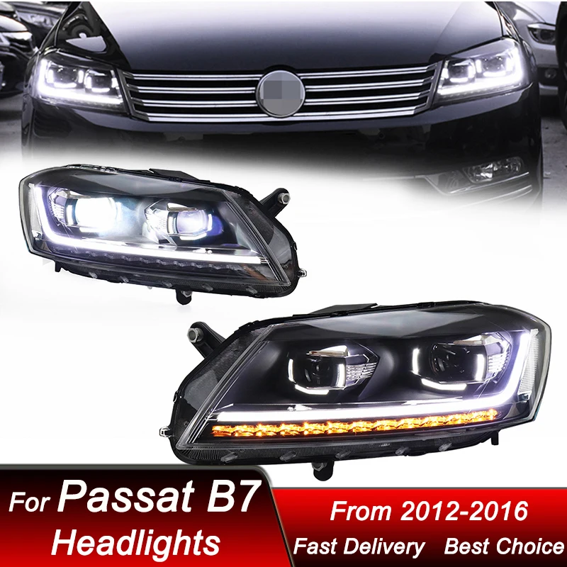 

Car Headlights For Volkswagen Passat Magotan B7 2012-2016 to B8 full LED Auto Headlamp Assembly Projector Lens Accessories Kit