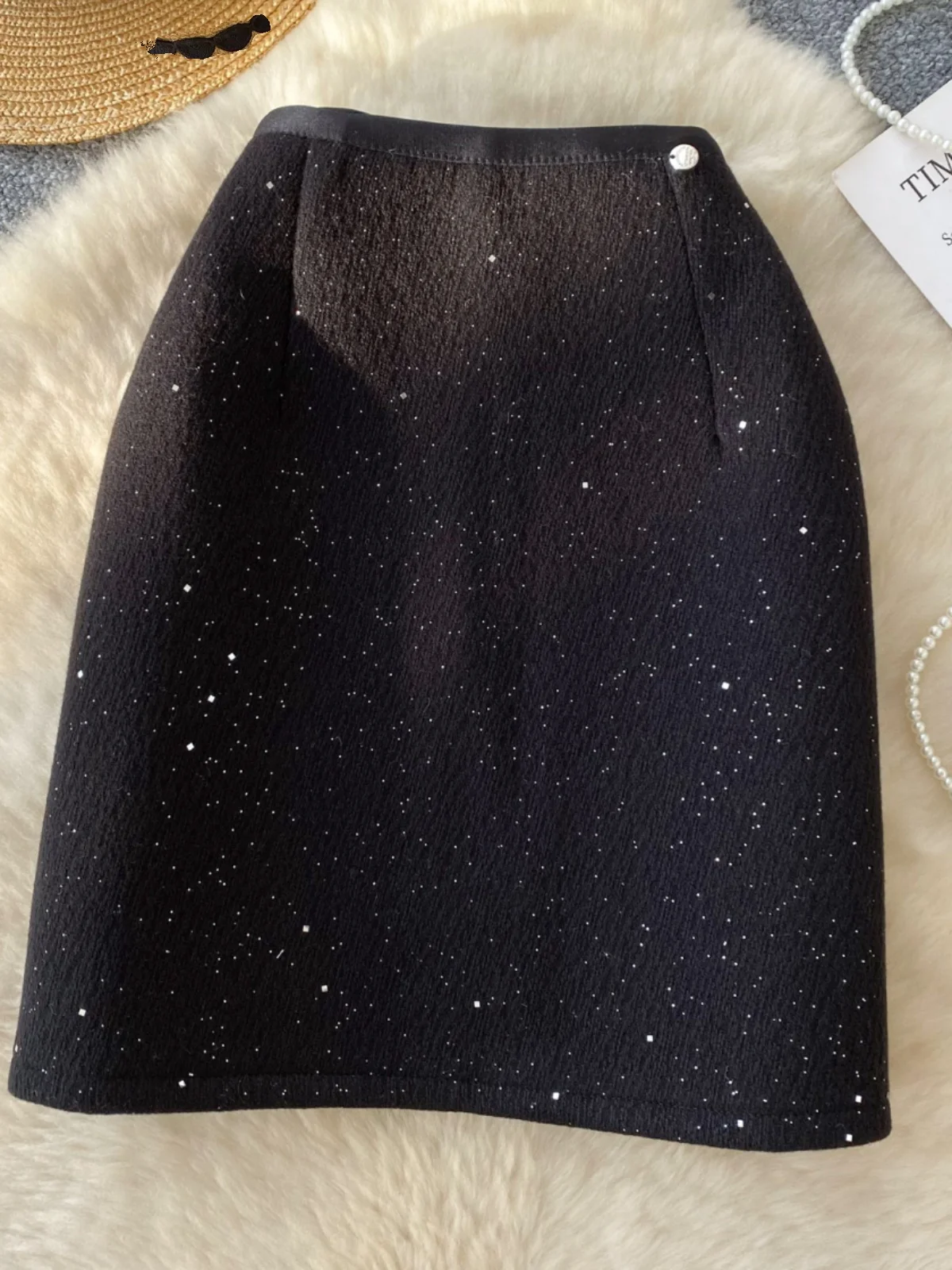 Jupe grise Vintage des années 90 pour femmes, Mini jupe esthétique Harajuku Y2k, taille haute, ligne a, jupes en laine, vêtements à la mode des années 2000, automne