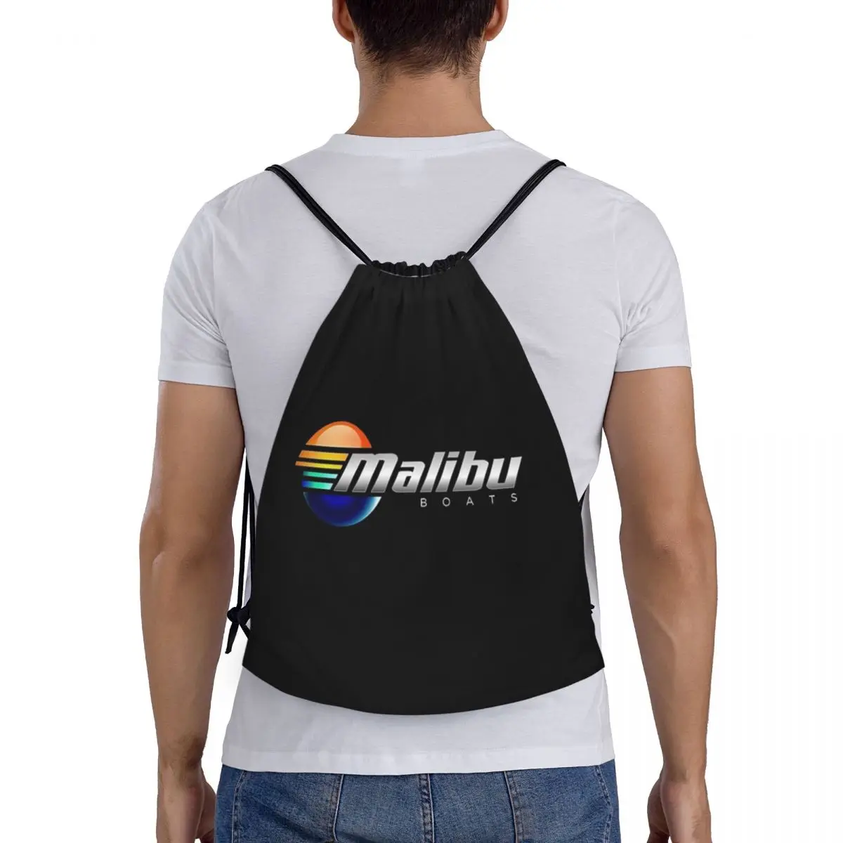

Рюкзаки Malibu Boats POCKET SIDE, многофункциональные портативные сумки на шнурке, карманная сумка для хранения, сумки для книг для путешествий, школы