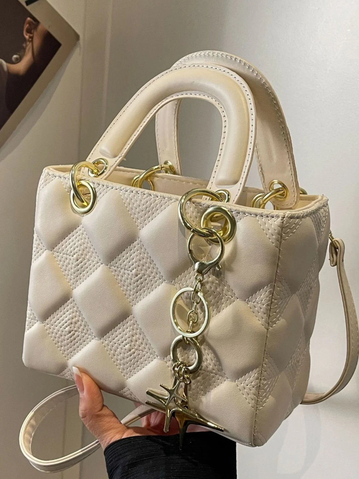 

Unique Faionable Summer Bag Large Capaci Trendy Not Repeating Design Handbag for Dr Sling Soft PU Leather oulder Bag