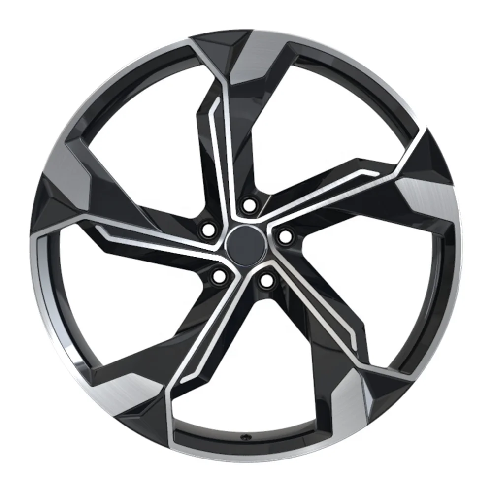 العلامة التجارية مبيعات المصنع مباشرة عجلة واحدة 18 19 20 21 22 23 24 26 بوصة عجلات سيارة مصنوعة من خليط معدني مخصصة #4