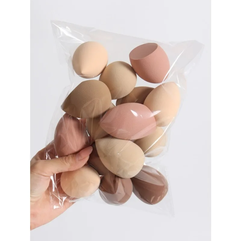 15 stücke zufällig farbig geformte Beauty-Mixer, Make-up-Schwamm für Creme oder Puder Make-up Latex-frei trocken und nass verwenden