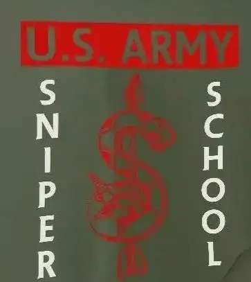 US Army Special Force Sniper School Training Camp T-Shirt 100% Cotton O-Neck Short Sleeve Summer Casual Mens T-shirt Streetwear