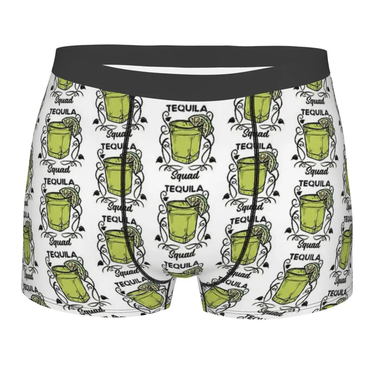 Tequila Squad - Partying Gift Men Boxer Briefs Bacardi Highly Breathable Underwear Top Quality Print Shorts Birthday Gifts