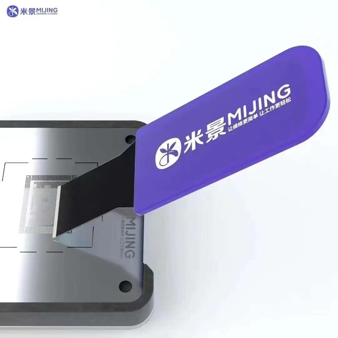 Mijing S6 Disassembly Blade Kit For iPhone 15 CPU Tin Glue CleaneOpening Pryer Screen Stand Splitter Piece Cutting Repair Tools