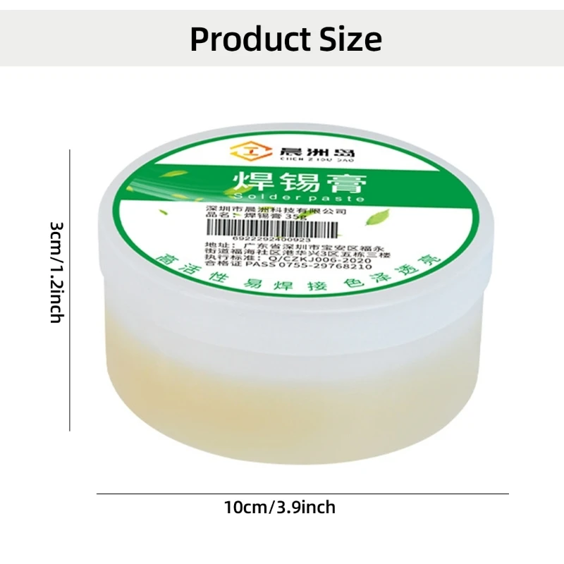 Bột nhão hàn không chì để gia công kim loại điện tử chính xác, hàn bảng mạch, sửa chữa thẻ PC Công thức toàn