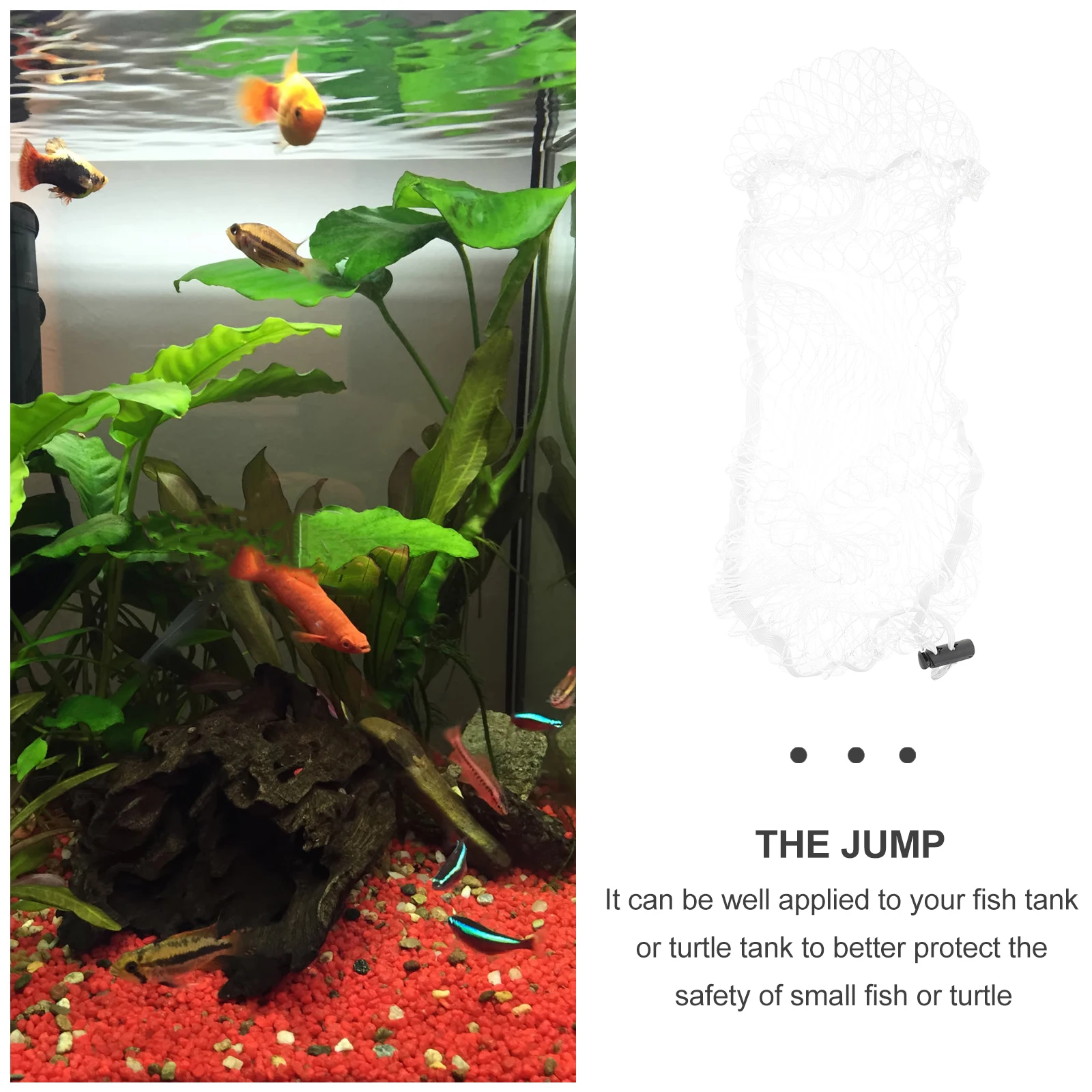 

Separation Net Anti-escape Fish Tank Nylon Mesh Netting for Aquarium Pond Protection
