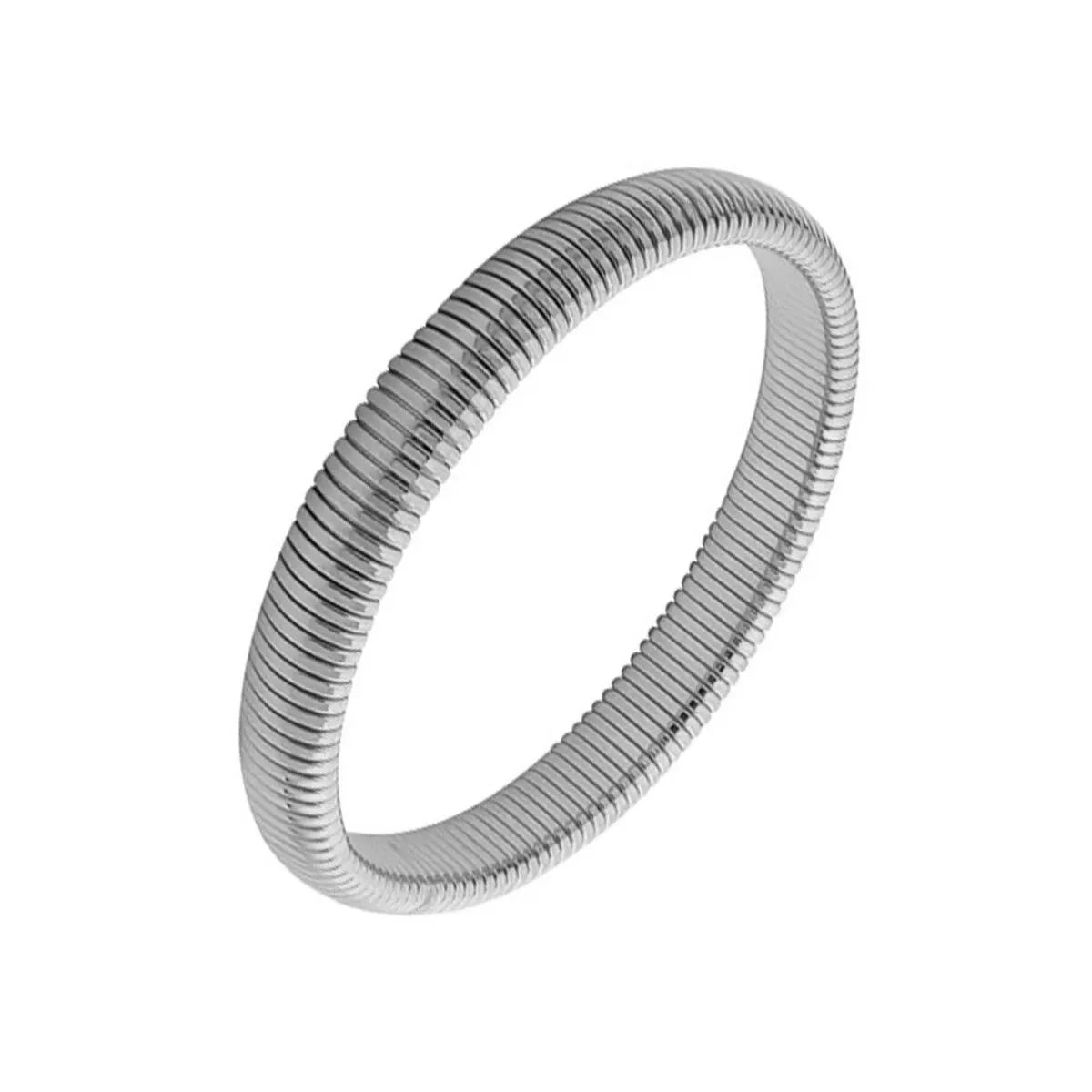Waterdichte roestvrijstalen retro elasticiteit dikke metalen gepolijste armband 18K vergulde trend mode unisex sieraden mannen vrouwen