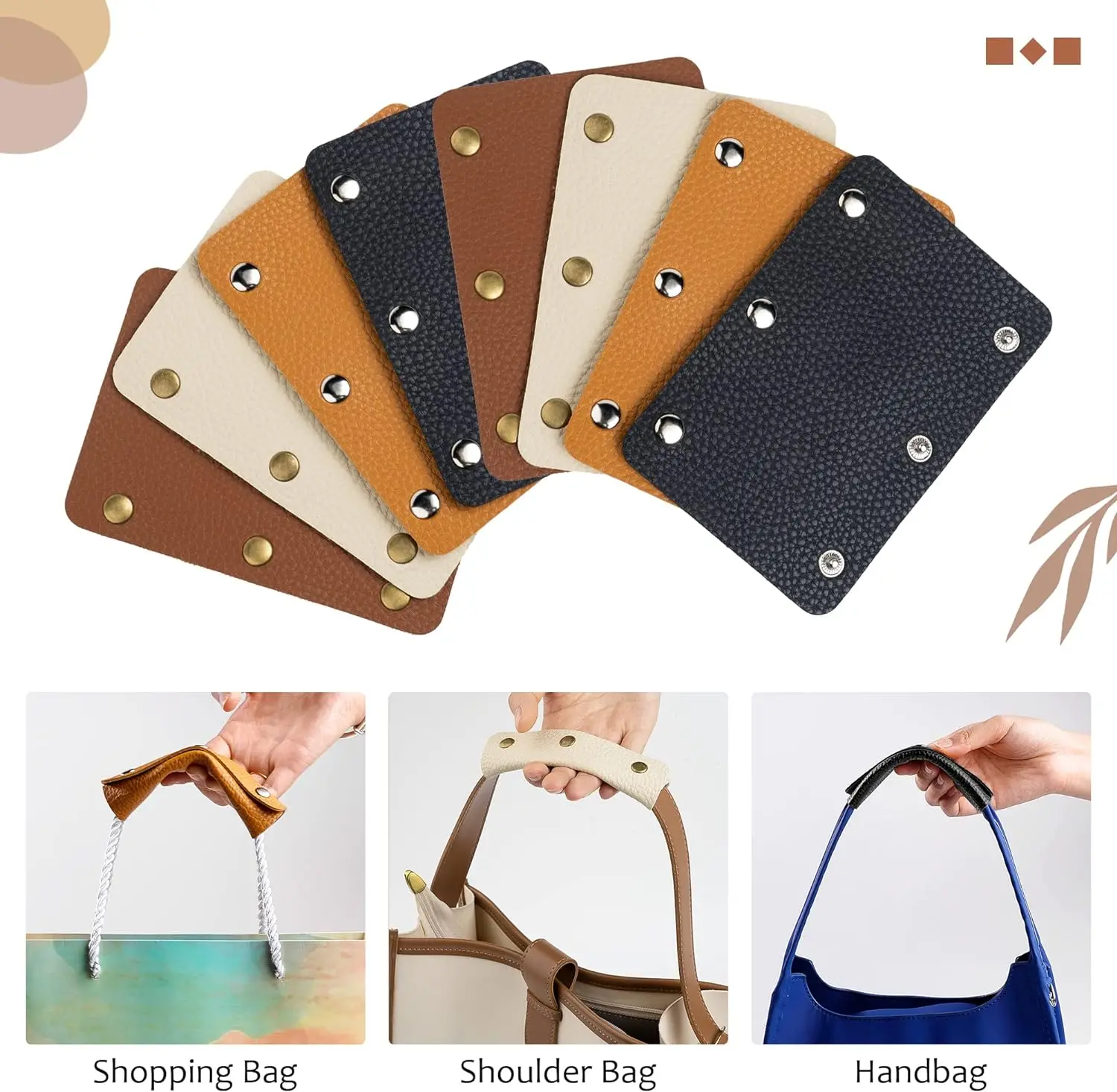 Luggage Bag Leather Grip Protector Cover PU Handbag Handle Wrap Saddle Clasp Suitcase Tote Shoulder Strap Chain Bags Accessories