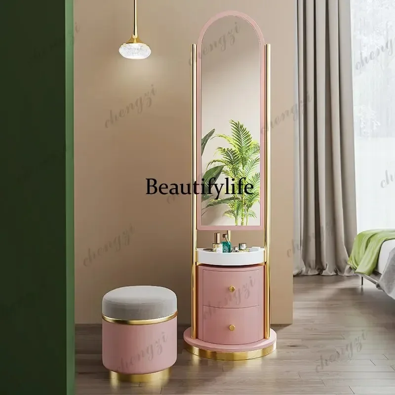 y45  Beige Brown Dressing Table Storage GoldWhite Europa Clothing Dressing Table White Cheap Coiffeuse Mesita Noche