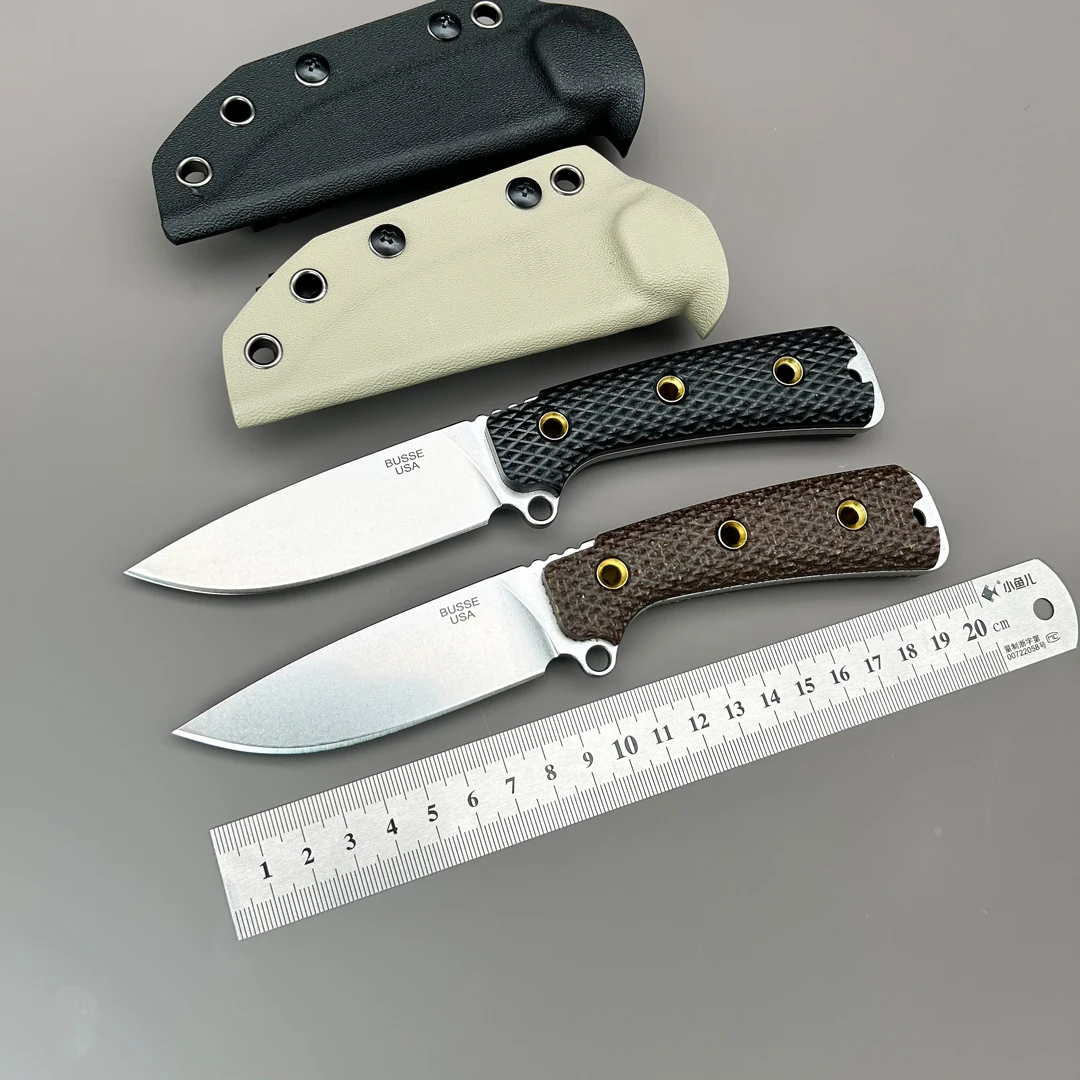 Busse Cold Eagle Jungle AUS-10 survival Fixed knife Outdoor Camping Hunting gear Portable Pocket Hiking Knife