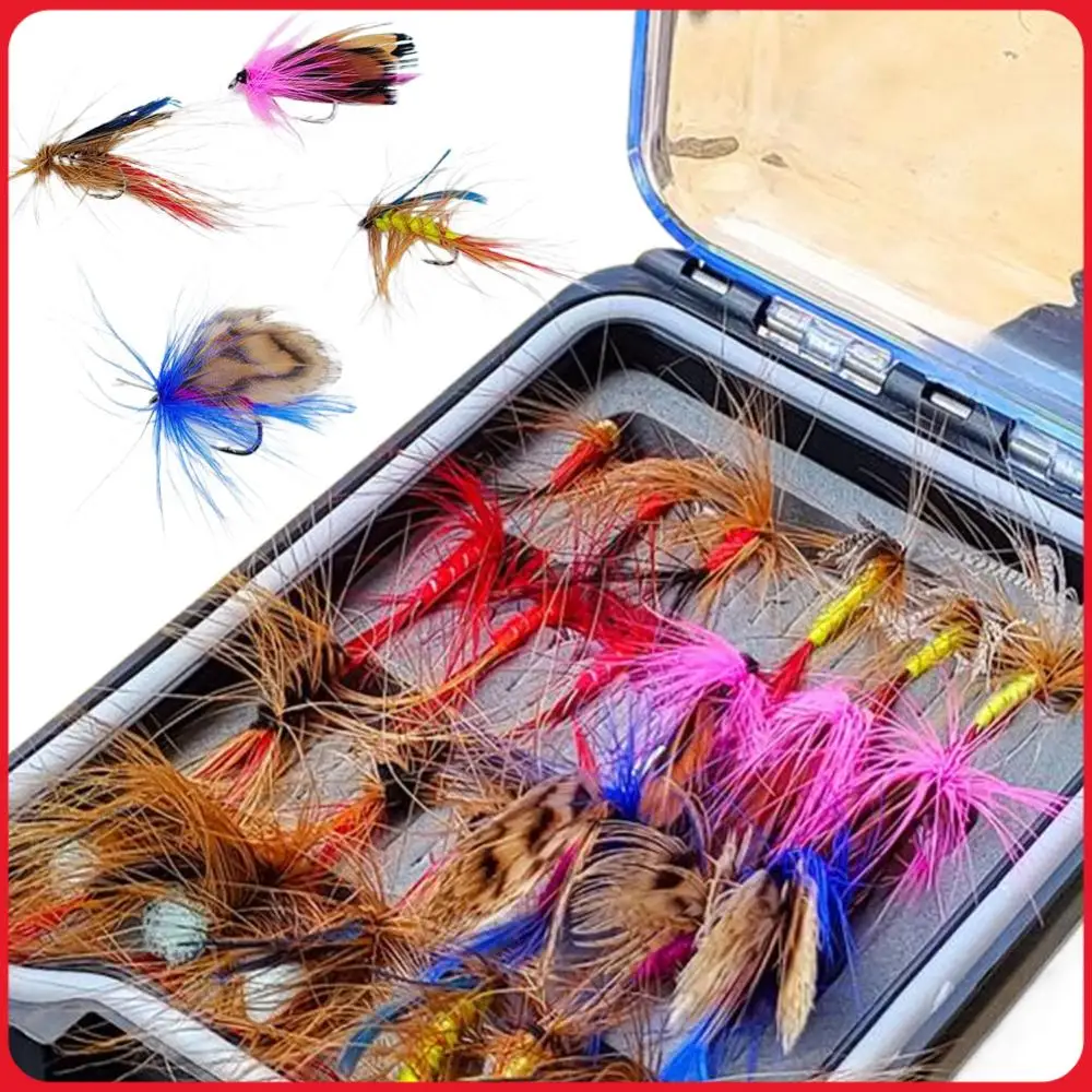 

24Pcs/Box Bionic Flies Artificial Insect Fishing Baits for Trout Carp Fishing Lure Set