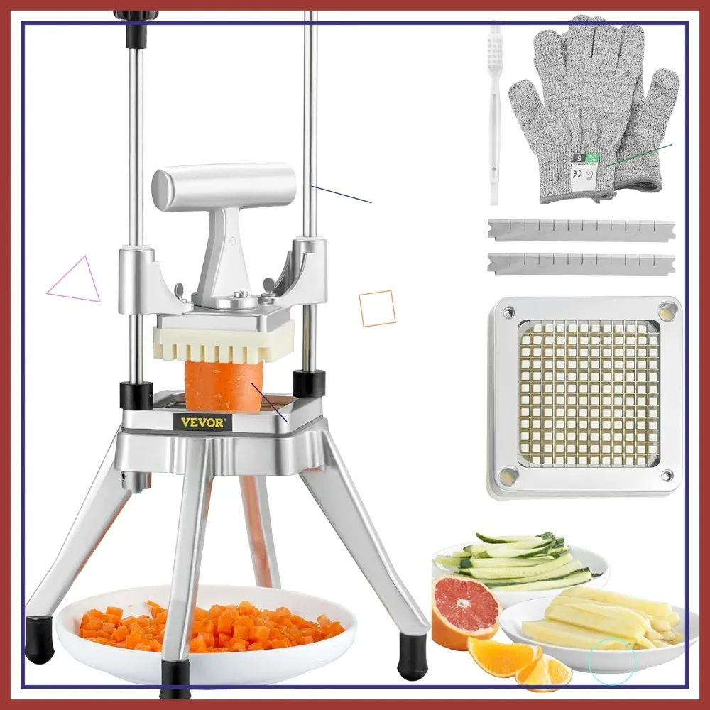 

Профессиональный коммерческий измельчитель овощей и фруктов с лезвием 1/4 дюйма, для нарезки томатов, картофеля, лука