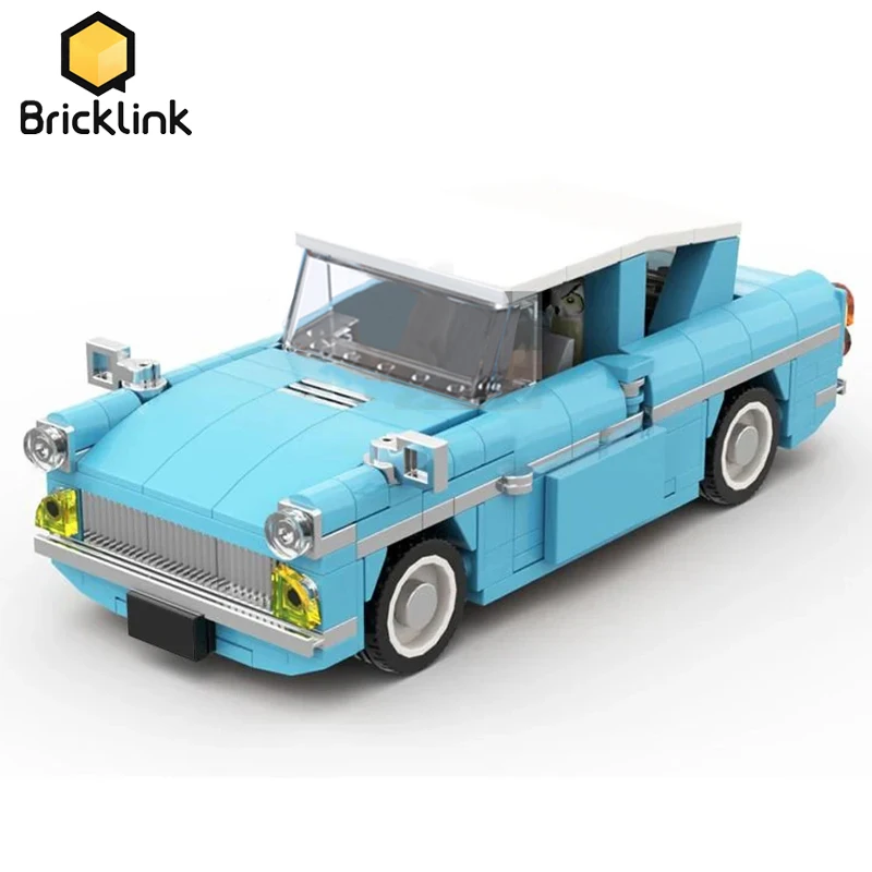 

Конструктор Bricklink техническая фордия Англия магический фильм 76424 Летающая машина Уизли наборы транспортных средств для скоростных чемпионов игрушки подарок