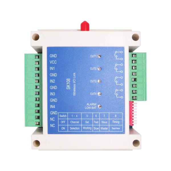 2pcs/lot SK108 Long distance 2 miles 4 channels 433MHz Radio Control Switch for Smart Irrigation Control System