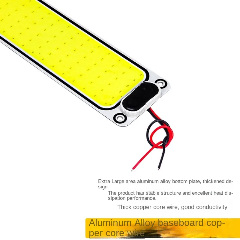 Lightweight Super Bright Cob Truck Compartment Light 12-85V Universal Car Cab Reading Light Trunk Light Board