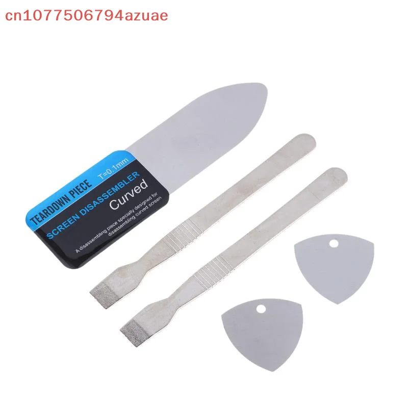 For Phone Tablet Laptop Repair Metal Spudger Disassembly Kit 5 In 1 Professional Stainless Steel Curved Screen Pry Tools