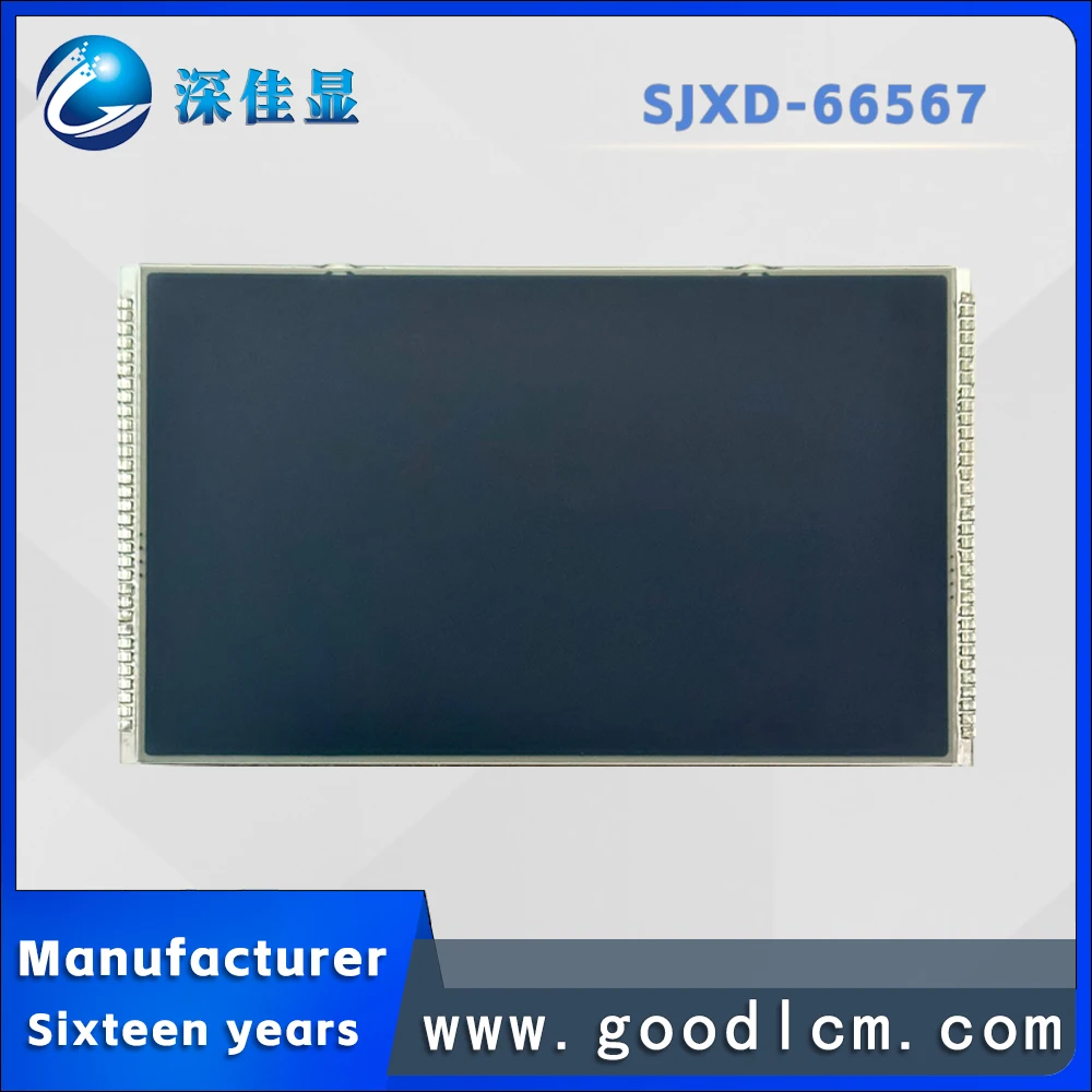 Motocicleta Instrument Display Module, Anti-Glare, HTN Negativo Tela LCD, 65 Pin Connection, 4.5V Fonte de alimentação, SJXD-66567