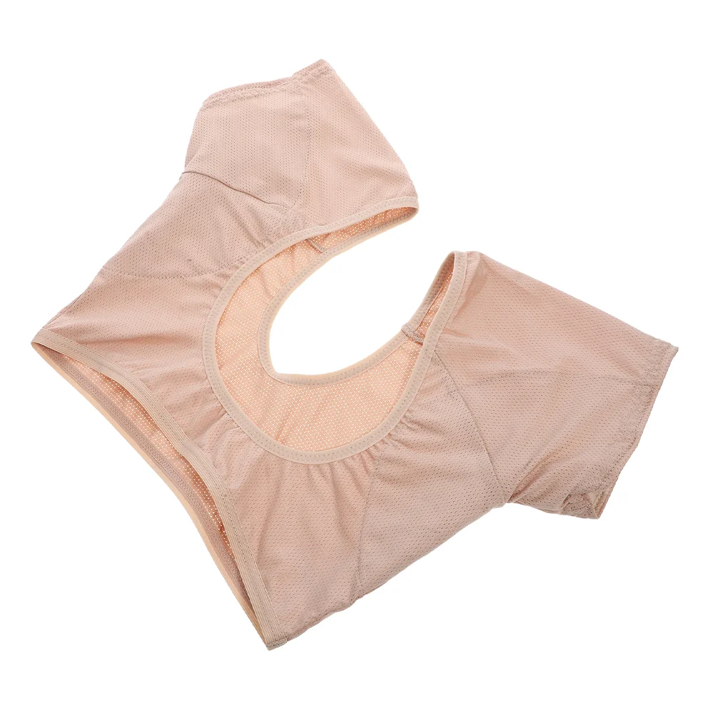 Chaleco de algodón absorbente de sudor para axilas, blusa lavable para brazos de axila para mujer