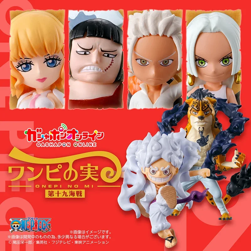 

Bandai Genuine 6Pcs Gashapon ONEPI NO MI 19 Luffy Action Figure Toys For Kids Gift Collectible Model Ornaments