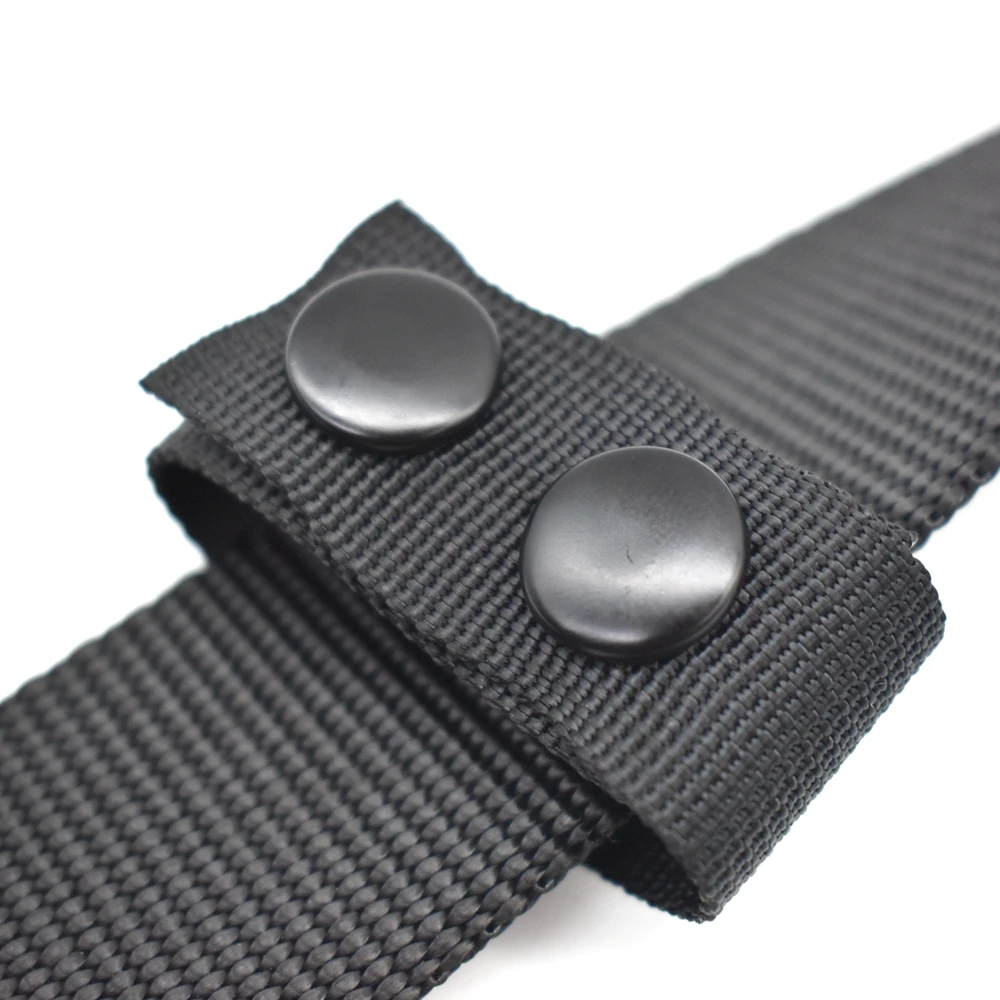 4PCS Tactical Duty Belt Keeper 6.2cm Nylon Pendant Snap Buckle Nylon Police Belt Fixing Security Belt Loop Holder Accessories