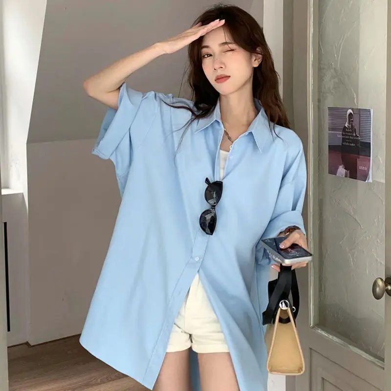 XEJ Elegant and Youth Woman Blouses Oversize Shirts Woman Summer Women\'s Clothing Spring 2022 Short Hand Shirt Youth Blouses