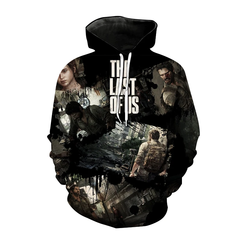 The Last Of Us Hoodies Game 3D Printed Hooded Sweatshirts Men Women Fashion Oversized Hoodie Pullovers Hip Hop Coat Man Clothing