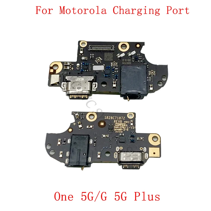 

Original USB Charging Connector Port Board Flex Cable For Motorola Moto G 5G Plus One 5G Charging Port Repair Parts