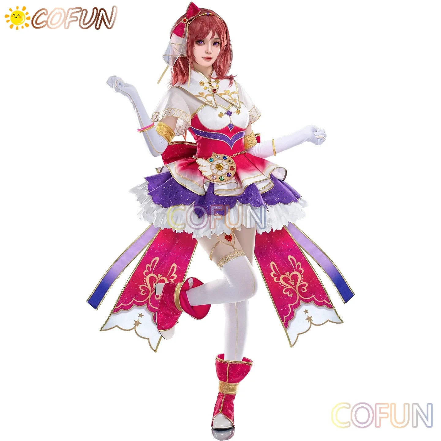 

COFUN Lovelive Маки Нишикино Косплей Костюм Cos Game Аниме Вечеринка Униформа Хэллоуин Играть Ролевая Одежда Одежда