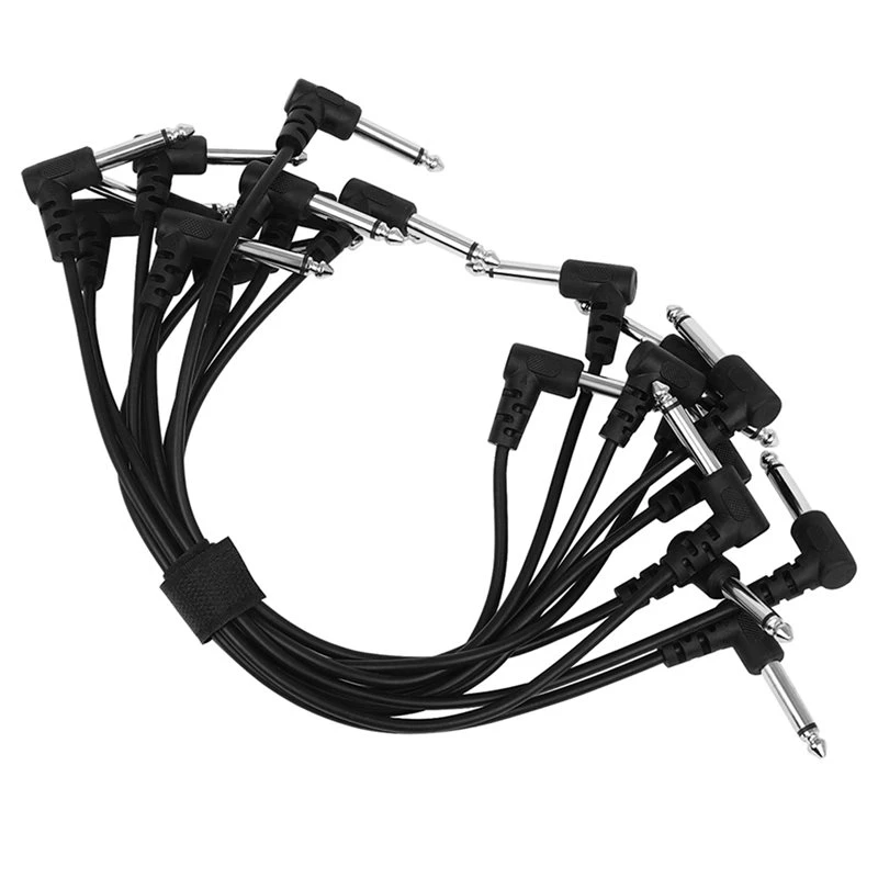 CGDS-10Pcs 6 Inch Guitar Patch Cables 1/4