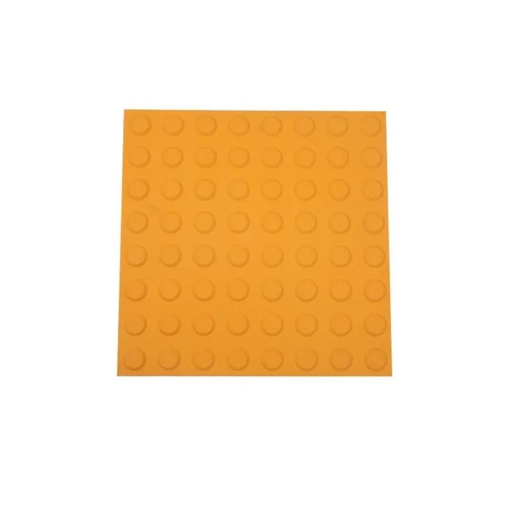 PVC Blind Road Brick Durable Tactile Paving Safety Navigation Tiles Walkway Floor Stickers For Roadway Pathway Street Sidewalk