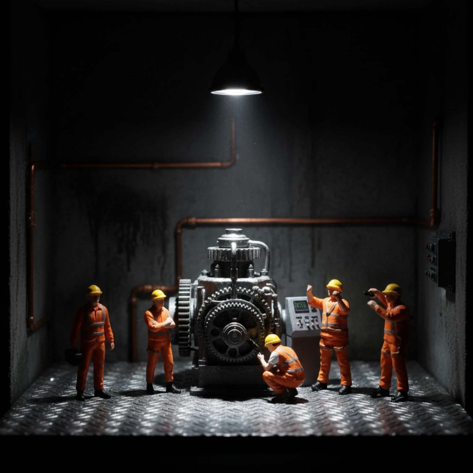 6 Pieces Miniature Construction Worker Figures Decorative Miniature Construction Worker Figurines Diorama Figures Exquisite