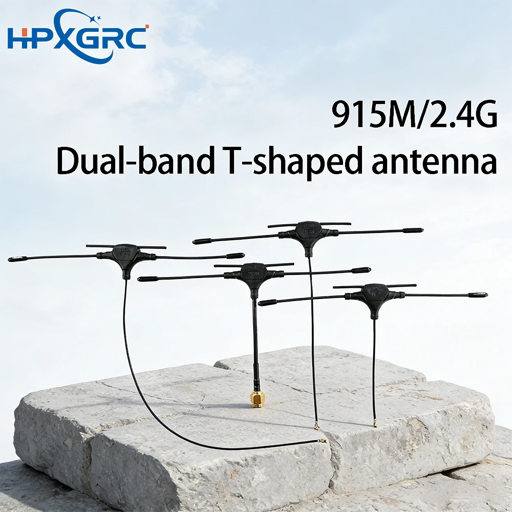 HPXGRC 915M/2.4G Dual-Band T Antenna 70/110/210MM ELRS Dual-band Receivers DIY RC FPV Quadcopter Freestyle Drone Replacement Par