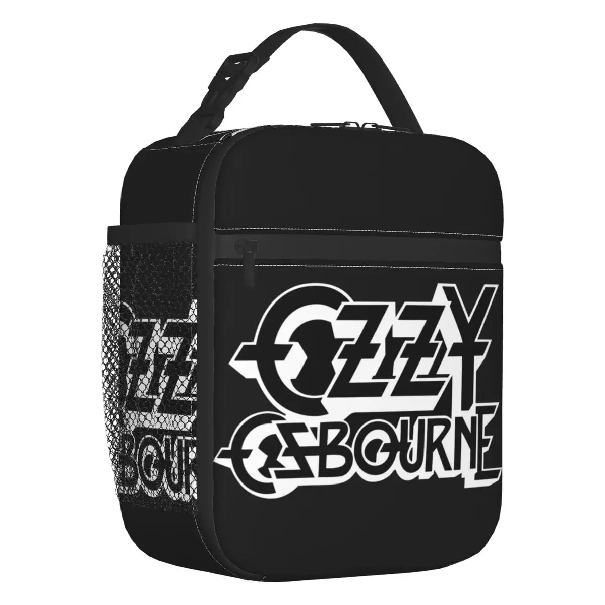 Custom Heavy Metal Band Rock Ozzy Osbourne Lunch Bag Women Thermal Cooler Prince Of Darkness Insulated Lunch Boxes for  School