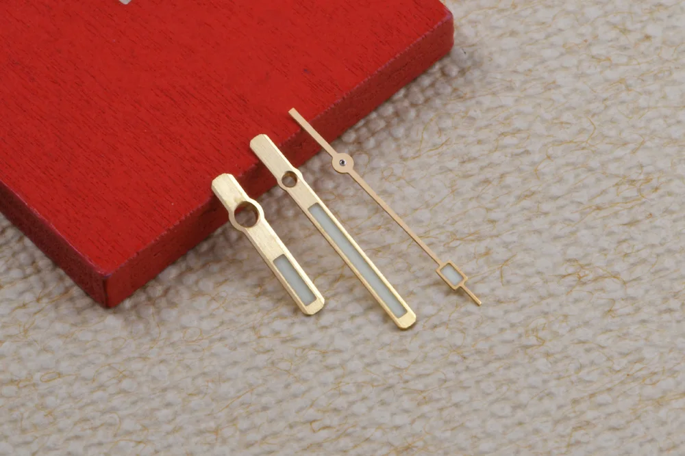 Für NH35/NH36 Goldene Uhrzeiger, superleuchtend, passend für SKX007/009 Uhren, Marine Master, passend für Seiko Automatikwerk, Uhrenzubehör – Detail 2