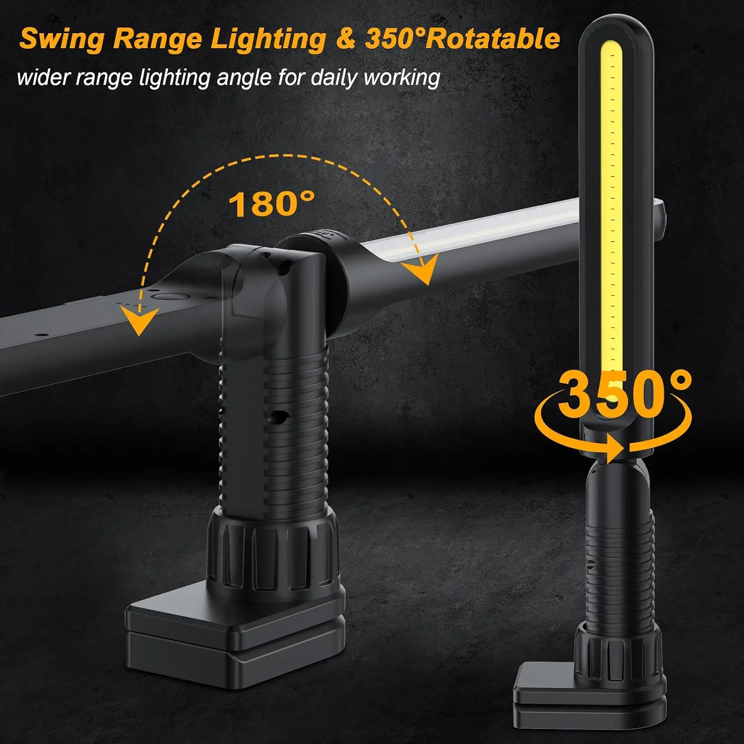 Rechargeable Mechanic Work Light, Portable Magnetic LED Bar, Underhood Light for Repairing