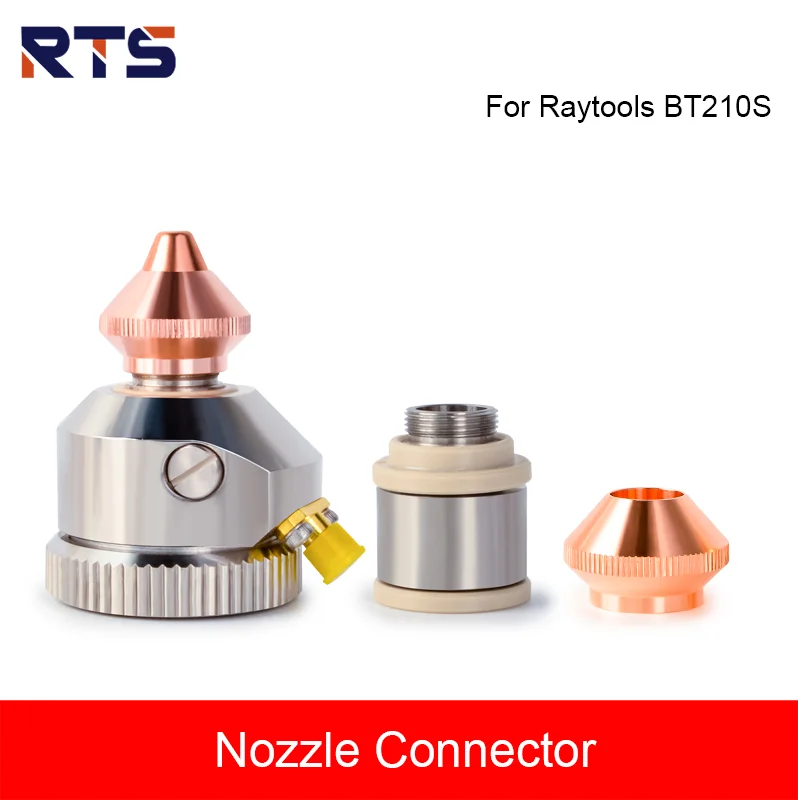 RTS Raytools BT210s Nozzle Connector TRA Fiber Metal Cutting Machine Part For Raytools BT210 Laser Head