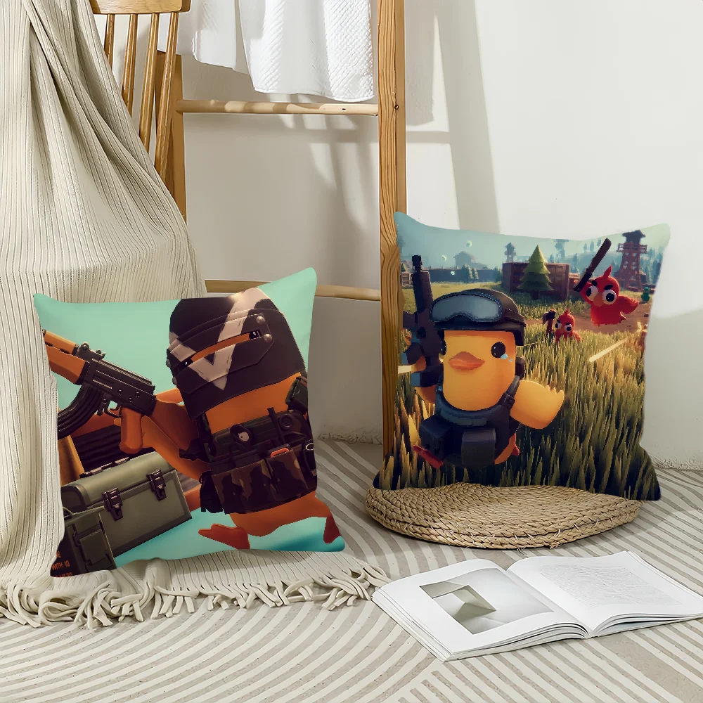 لعبة الهروب الإلكتروني من Duckov كيس وسادة ديكور المنزل غطاء وسادة مناسب لغرفة النوم وأريكة مكتب السيارة #4