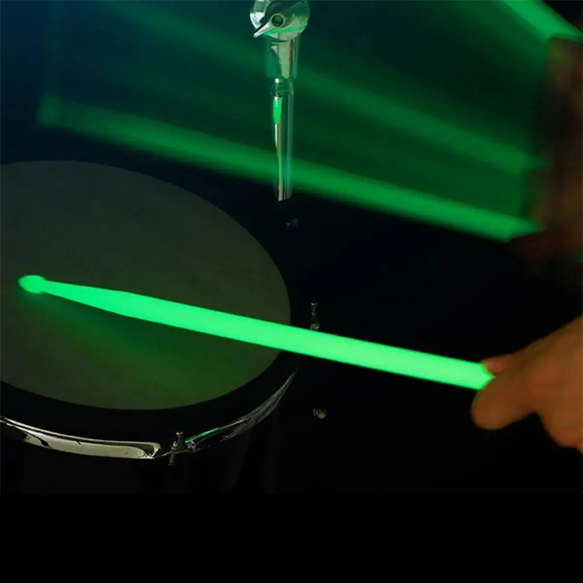 ABJA Fluorescent Drum Stick 5A Luminous Drum Stick Nylon Drum Stick Luminous Drum Stick Photo Color